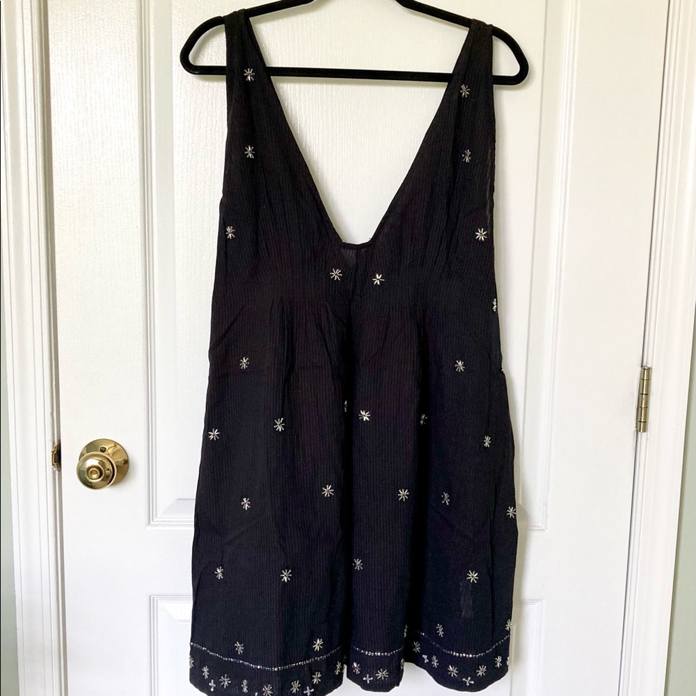 Free people black mini dress